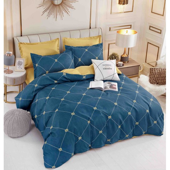 Lenjerie de pat dublu, finet 6 piese Lenjerii de pat